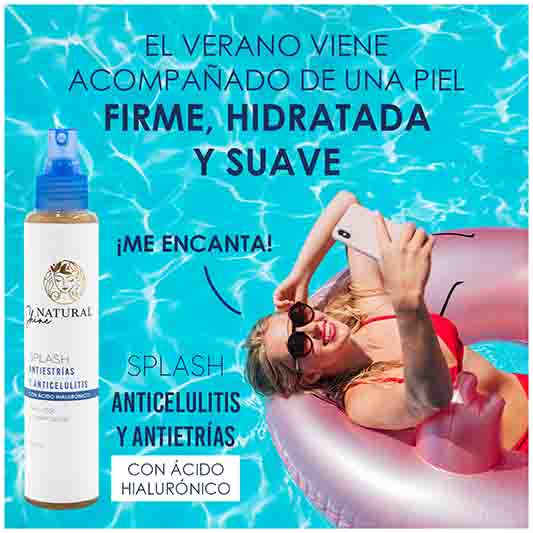 NATURAL SHINE PRO®-Splash Antiestrías y Anticelulitis