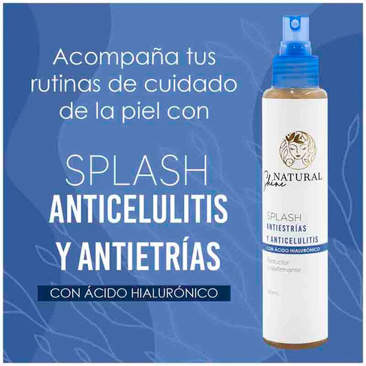 NATURAL SHINE PRO®-Splash Antiestrías y Anticelulitis